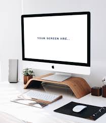 Free Imac Workspace Mockup Free Design Resources Imac Workspace Imac Desk Imac Desk Setup