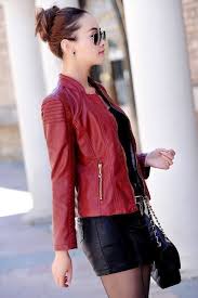 80 Most Stylish Leather Jacket Trends For Women Updated List Pouted Com Stylish Leather Jacket Jackets For Women Leather Shorts Women
