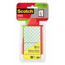 3m scotch 2 in x 2 in permanent double sided indoor mounting squares megapack 60 pack