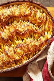 Cheesy Hasselback Potato Gratin Recipe Recipe Nyt Cooking Recipes Potato Gratin Recipe