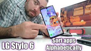 Besides discouraging app developers from using pointless names for their share targets, this also has the benefit of keeping the share sheet properly organized. Lg Stylo 6 How To Sort Apps In Alphabetical Order Youtube