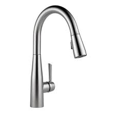 It comes with a pull down sprayer which gives the perfect shower to your veggies and fruits as well clean the utensils. Delta 9113 Ar Dst Essa Pull Down Kitchen Faucet Build Com