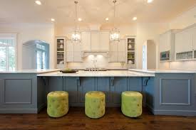 gray kitchen island contemporary