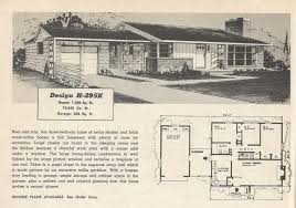 Vintage House Plans Mid Century Homes 1950s Houses Vintage House Plans Vintage House House Plans