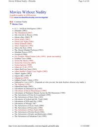 Movies Without Nudity.com