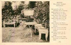Die unzähligen bauweisen moderner gartenhäuser aus holz lassen vielfältige möglichkeiten zu, sind. Gedicht Gartenhaus Postkarte Weimar Gartenhaus Goethe An Der Ilm Dichter Poet Poete Ansichtskarte Ak Postcard Cpa Nr 24126236 Oldthing Ansichtskarten Thuringen