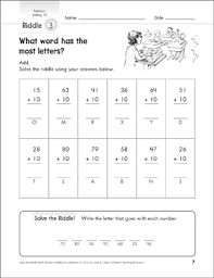 Number puzzles have a specific set of rules; Solve The Riddle 3 Addition Printable Skills Sheets Number Puzzles