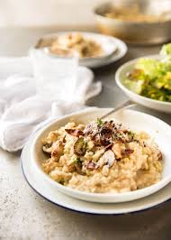 Chicken And Mushroom Risotto Mushroom Risotto Risotto Risotto Recipes