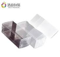 OEM Custom Gift Box Transparent Folding PVC Plastic Acetate Clear Packaging  Box