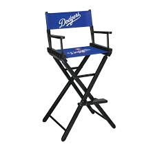 Directors Chair Bar Height Los Angeles Dodgers Directors Chair Bar Stool Sports Bar Height