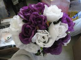 Want to discover art related to hobbylobby? Homemade Bridal Bouquet With Flowers From Hobby Lobby Then Sprayed With Silver Since The Colors Of My Wed Bridal Bouquet Wedding Planning Wedding Bridal Shower