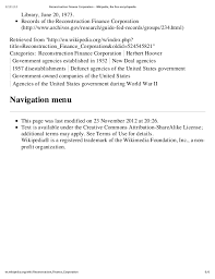 By walker f.todd walker f. Reconstruction Finance Corporation Wikipedia The Free Encyclopedia
