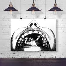 Tandarts Art Print Gedrukt Op Heavyweight Mat Archivering Met Hoogwaardige Inkten Frame En Mat Niet Opgenomen Let O Dentist Art Dental Wall Art Dental Art