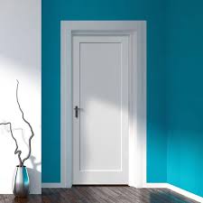 masonite 30 in x 80 in lincoln park 1 panel left handed hollow core primed composite single prehung interior door 82925 the home depot in 2021 prehung interior doors doors interior interior barn doors