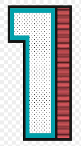 3d Number 1 Png Isometric Halftone Style Typography Free Image By Rawpixel Com Wan Halftone Typography Isometric