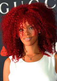 Pin By Su Memoir On Su Style Rihanna Hairstyles Red Curly Hair Hair Styles