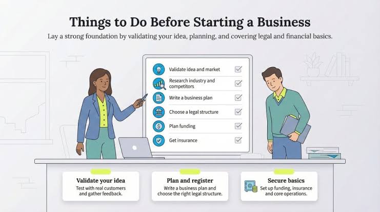 Starting a Business: Everything to Do Before Opening