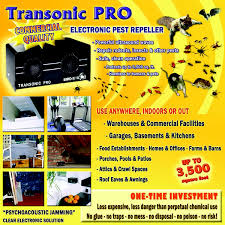 The ehouse ultrasonic repeller drives away various bugs and pests, including rats, rodents and flies through the combination of ultrasonic and electromagnetic waves, it can penetrate into the. Transonic Pro Electronic Pest Control Device Gardenfun