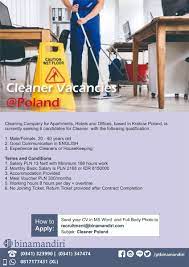 Searches related to cleaning service jobs. Loker Cleaning Service