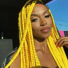 Black Box Braids With Color Tips Pin On Interlaced