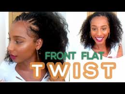 I've been rocking this hair style a lot recently, mostly because, i don't like having my bangs in my face. Front Flat Twist Hairstyle Natural Hair Youtube