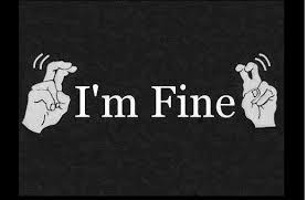 Image result for i am fine...really funny cartoon