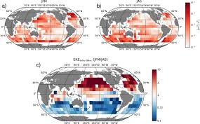 Seasonality Of Eddy Kinetic Energy In An Eddy Permitting Global Climate Model Sciencedirect