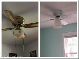 Old Ceiling Fan Ceiling Fan Makeover Painting Ceiling Fans Ceiling Fan Light Fixtures