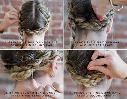 If you braid your hair too tight, it is the main reason. Milkmaid Braids For Short Or Fine Hair Milkmaid Braid Short Hair Hair Styles Milkmaid Braid