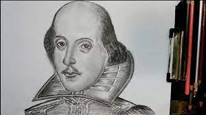 In this ttutorial is very easy, i used only black color pencil. How To Draw William Shakespeare Step By Step Youtube