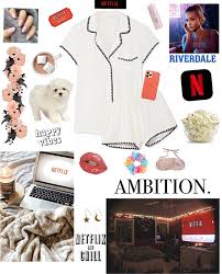 Netflix Chill Outfit Shoplook Stayhome Outfit Fashion Relax Inspo Chill Chic Egirl Vsco Netflix Pajama Chill Outfits Lazy Day Outfits Outfits