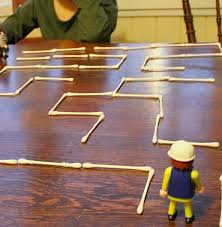 A Q Tip Maze How Wee Learn Preschool Stem Kindergarten Stem Quiet Time Activities