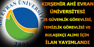 Ahi evran üniversitesi`nin logosunu belirlemek amacıyla açılan 6 bin ytl ödüllü yarışmaya, 268 kişi başvurdu. Kirsehir Ahi Evran Universitesi 25 Surekli Isci Alimi Iskur Da Yayimlandi