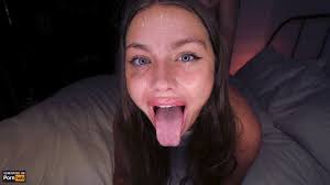 Fucked with cum on face