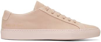 Common Projects Black Common Projects Pink Canvas Achilles