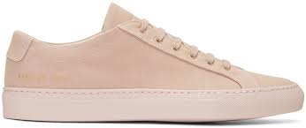 common projects black common projects pink canvas achilles