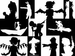 Touhou Bad Apple I Love The Stills Of The Characters Touhou Bad Apple Bad Apple Vocaloid