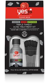 Check out the skin image, how to get & price at the item. Yes To Tomatoes Triple Threat Acne Treatment Kit