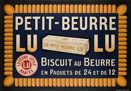 170 Ans De Petit Lu Petit Beurre Publicites Retros Vintage Poster
