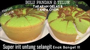 Pasta pandan ½ sdt cara: Resep Bolu Pandan Lembut Tanpa Timbangan Youtube