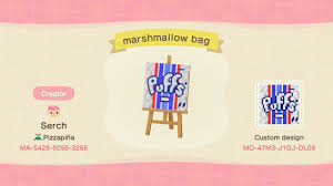 Puffs Marshmallow Bag Animal Crossing Pattern Gallery Custom Designs Marshmallow Bag Animal Crossing Custom Design