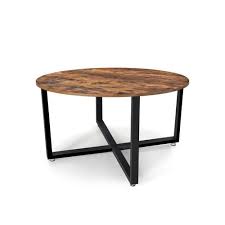Handmade coffee table, end table, lamp table, couch table, occasional table, industrial table, steel frame, oak top, small table, interior. Metal Frame Coffee Table Coffee Table Vasagle By Songmics