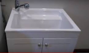 one laundry tub or wash sink