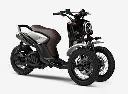 Yamaha Dan Uc Tekerlekli Off Road Scooter Concept 03gen X Yamaha S Three Wheel Off Road Scooter Concept 03gen X Tek Arabalar Motosikletler Teknoloji