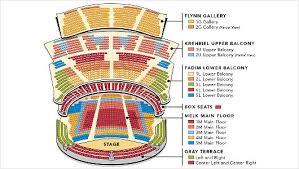 Overture Hall Seating Chart 2019