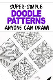 Doodles are simple drawings that can have concrete representational meaning or may just be composed of random and abstract lines, generally without ever lifting the drawing device from the paper, in which case it is usually called a scribble. Simple Doodle Art Simple Easy Patterns To Draw Novocom Top