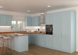 kingston denim blue kitchen doors