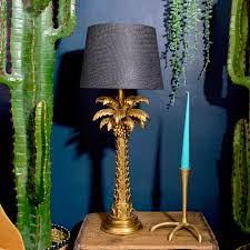 Get free shipping on qualified lamp bases or buy online pick up in store today in the lighting department. Palm Tree Table Lamp With Mock Croc Print Lampshade Love Frankie