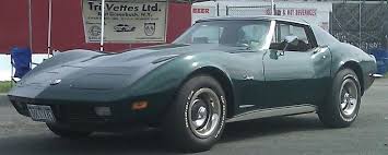 Image result for Dark Green 1976 Corvette