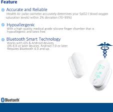 How does pulse oximetry work to measure heart rate and oxygen saturation? Ihealth Air Pulse Oximeter Optum Store Optum Store